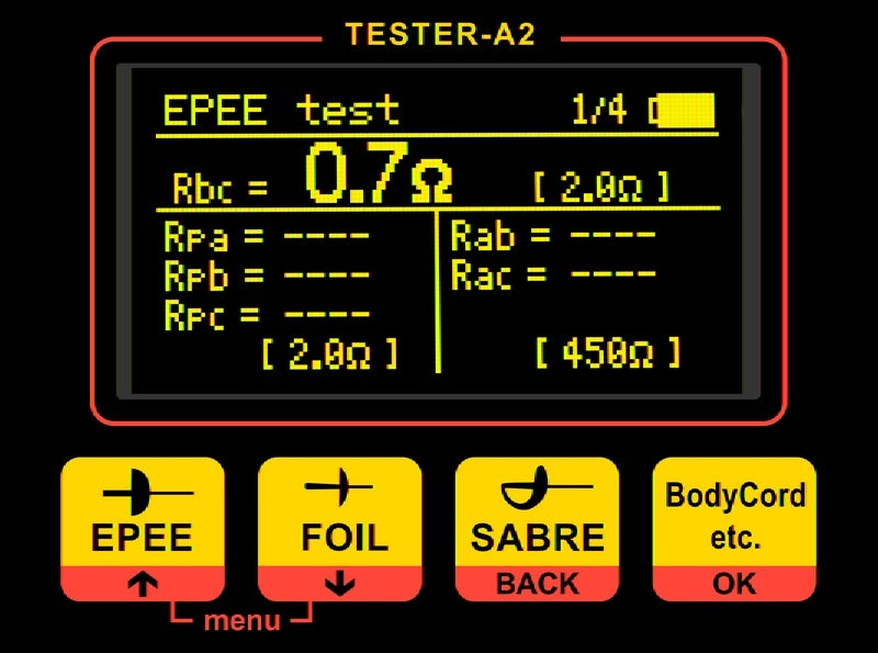 総合フェンシングテスター TESTER-A2